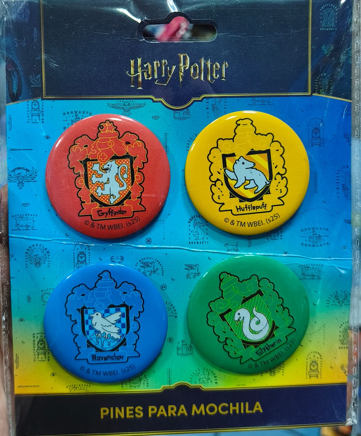 SH1 Pines para Mochila Harry Potter Set de Pines Nuevos