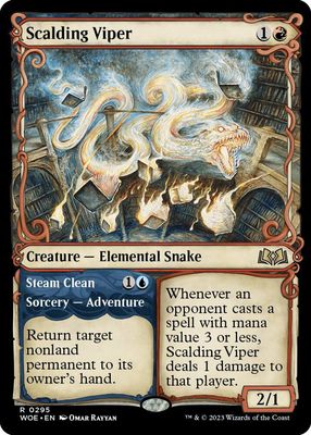 SH2 Scalding Viper (Showcase) - Wilds of Eldraine (WOE)