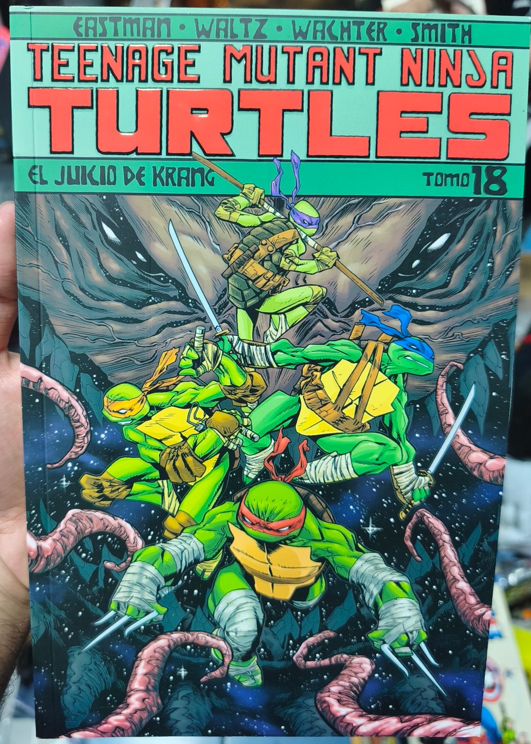SH1 Tortugas Ninja Comic Tomo 18 El Juicio de Krang Kamite Español