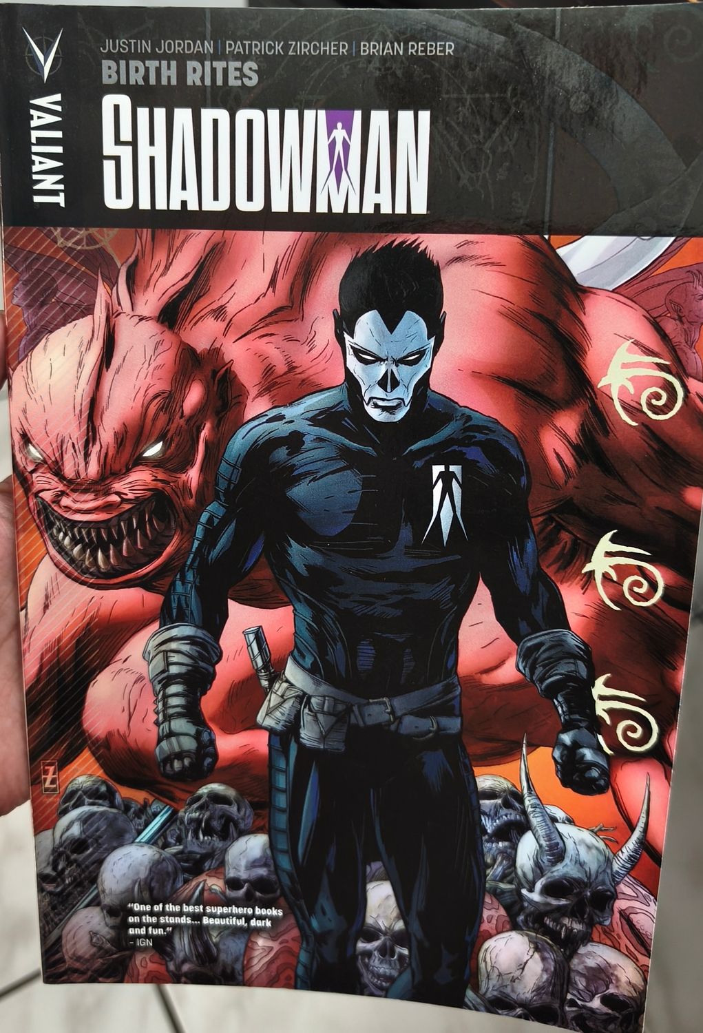 SH1 Birth Rites Shadowman Comic Libro Valiant Ingles