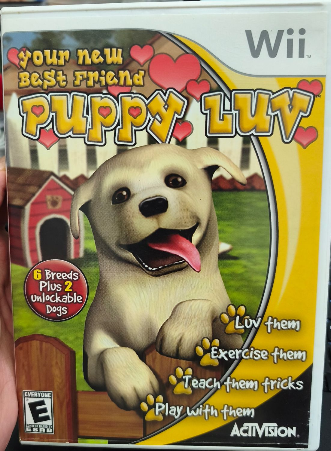 SH1 Puppy Luv Nintendo Wii Usado Completo