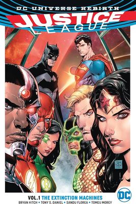 SH16 Justice League Comic Vol 1 The Extinction Machines DC Universe Rebirth Ingles