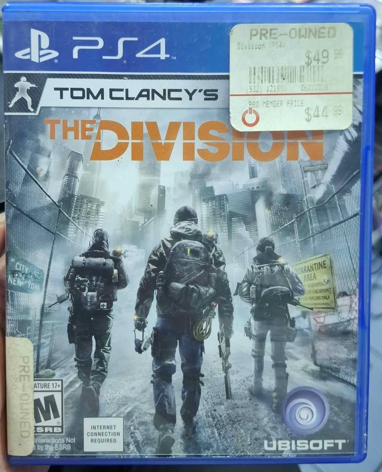 SH1 The Division Playstation 4 Usado Completo