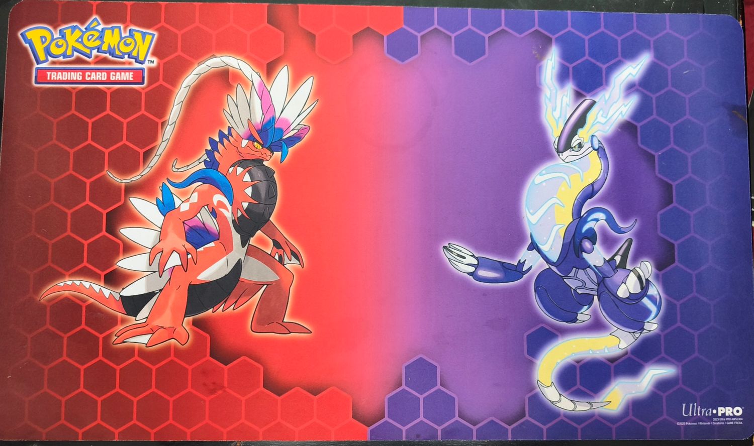 SH1 Koraidon Miraidon Playmat Pokémon TCG
