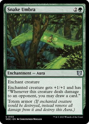 SH2 Snake Umbra - Commander: Wilds of Eldraine (WOC)