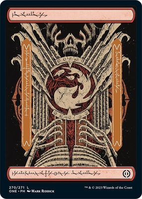 SH2 Mountain (270) - Full Art - Phyrexia: All Will Be One (ONE) Foil
