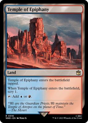 SH2 Temple of Epiphany - Universes Beyond: Doctor Who (WHO) Foil