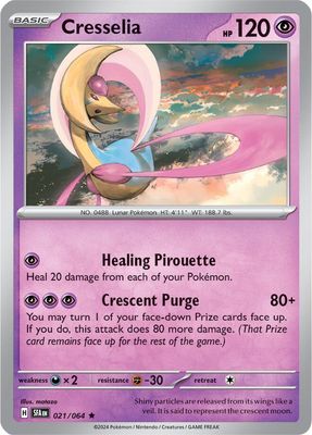 SH2 Cresselia - 021/064 - SV: Shrouded Fable (SFA) Holo Rare