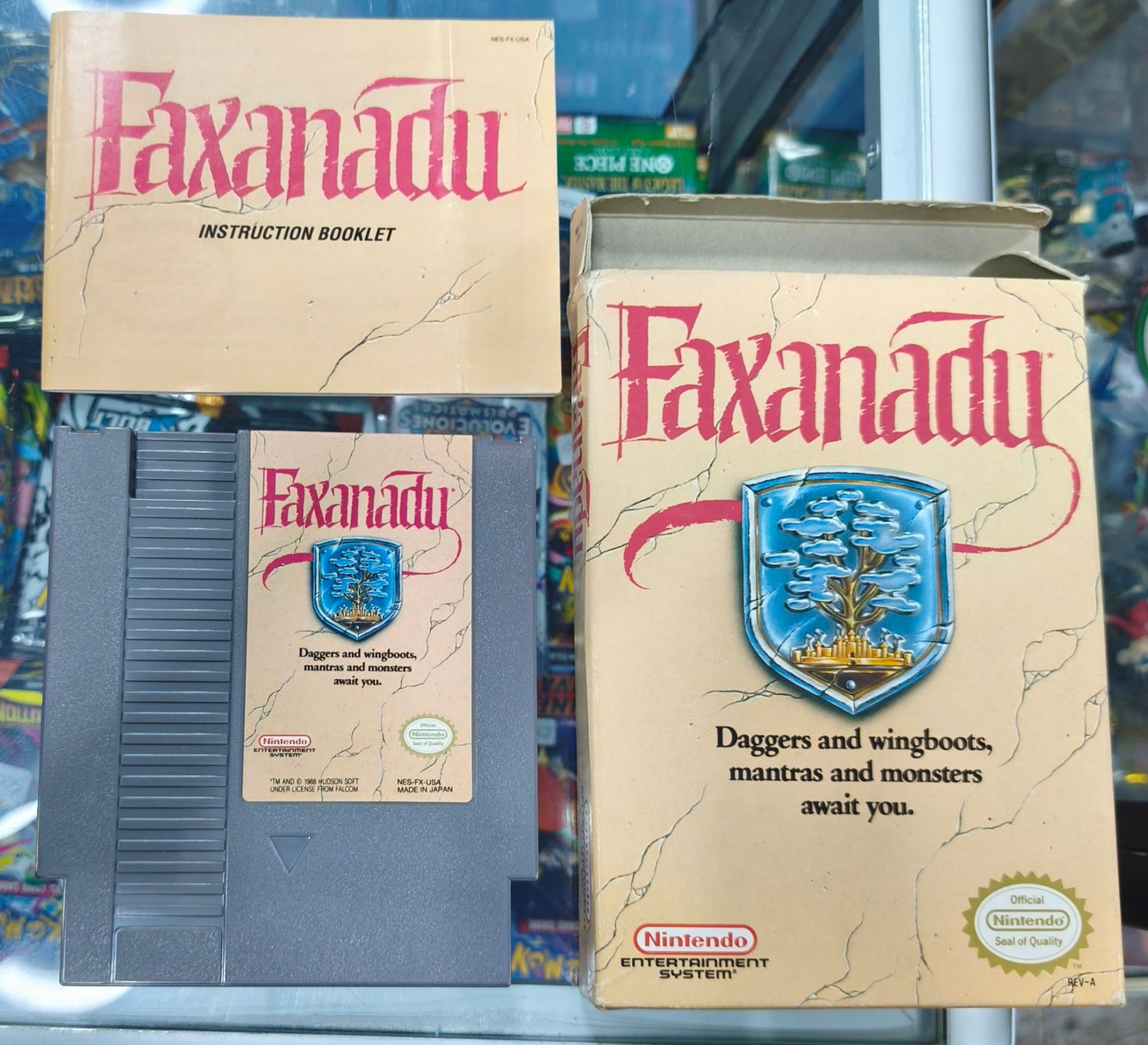 BH1 Faxanadu NES Usado Completo