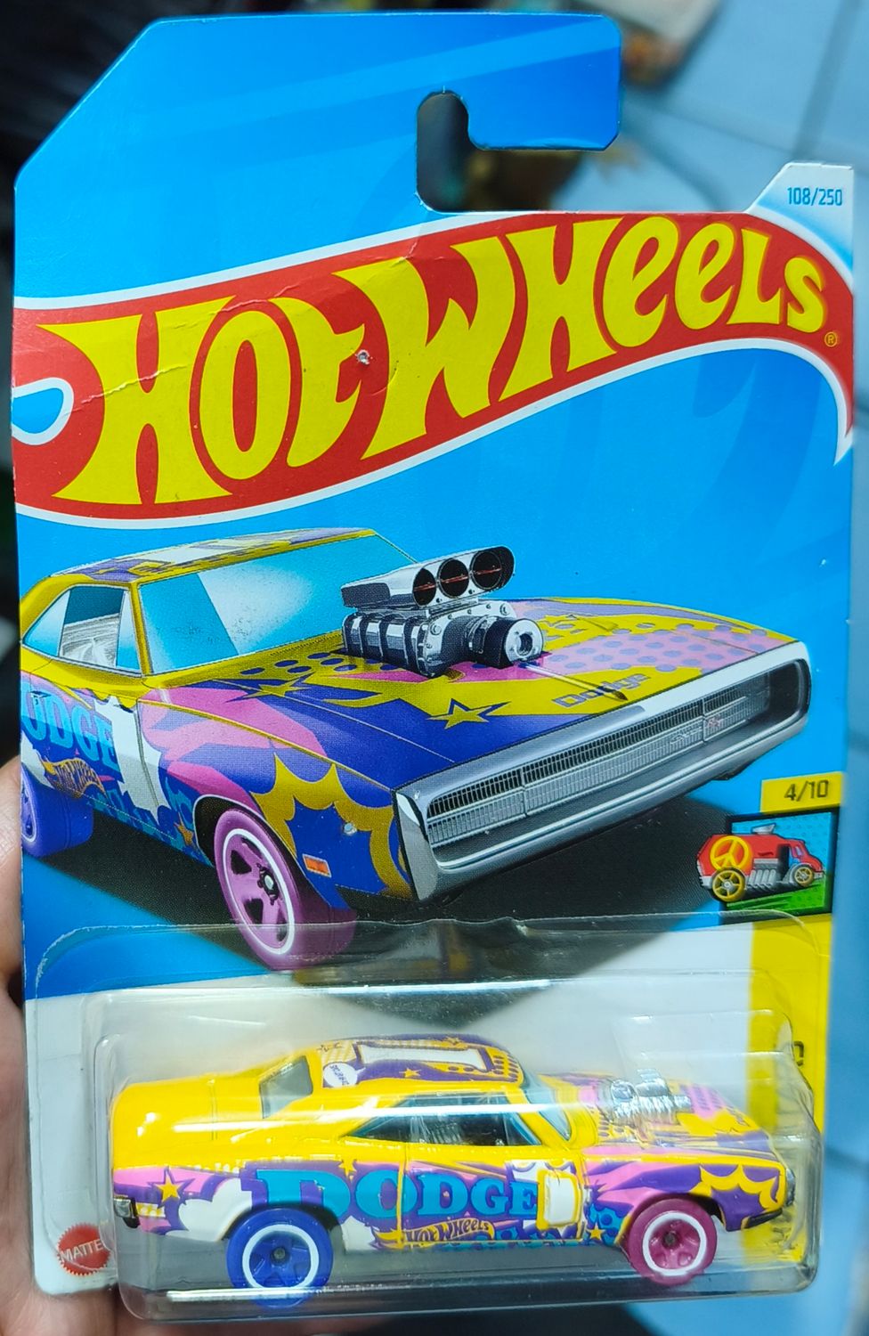 SJ1 70 Dodge Charger R/T Hot Wheels