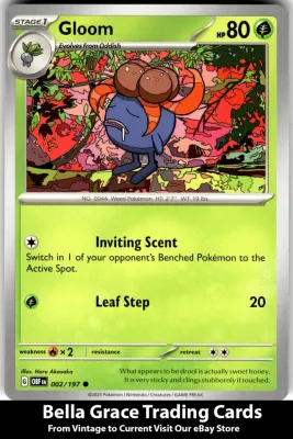 SH2 Gloom #002/197 SV03: Obsidian Flames Pokemon comun