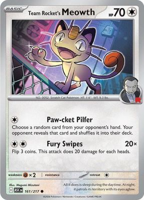 SH2 Team Rocket's Meowth - ME: Ascended Heroes (ASC)