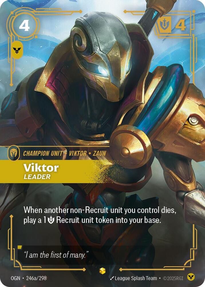 SH2 Viktor - Leader (Alternate Art) - Origins (OGN) Foil