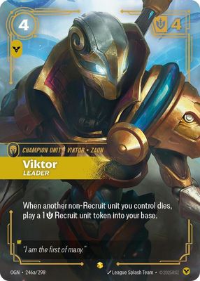 SH2 Viktor - Leader (Alternate Art) - Origins (OGN) Foil