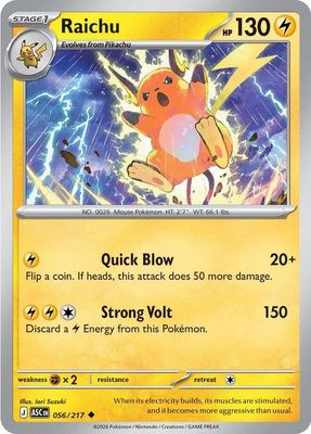 SH2 Raichu - ME: Ascended Heroes (ASC) Foil