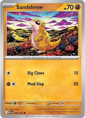 SH2 Sandshrew - ME01: Mega Evolution (MEG) ME01: Mega Evolution