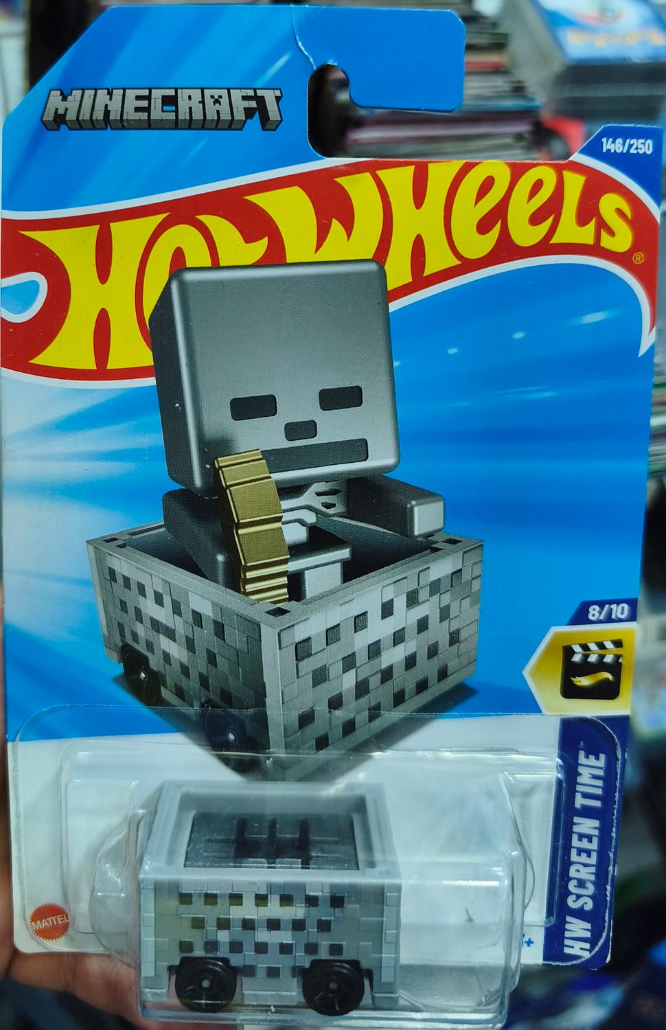 SJ1 Minecart Hot Wheels Minecraft