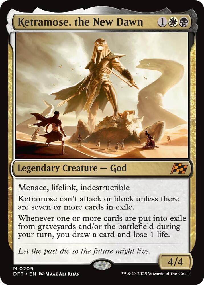 SH1 Ketramose, the New Dawn - Aetherdrift (DFT)