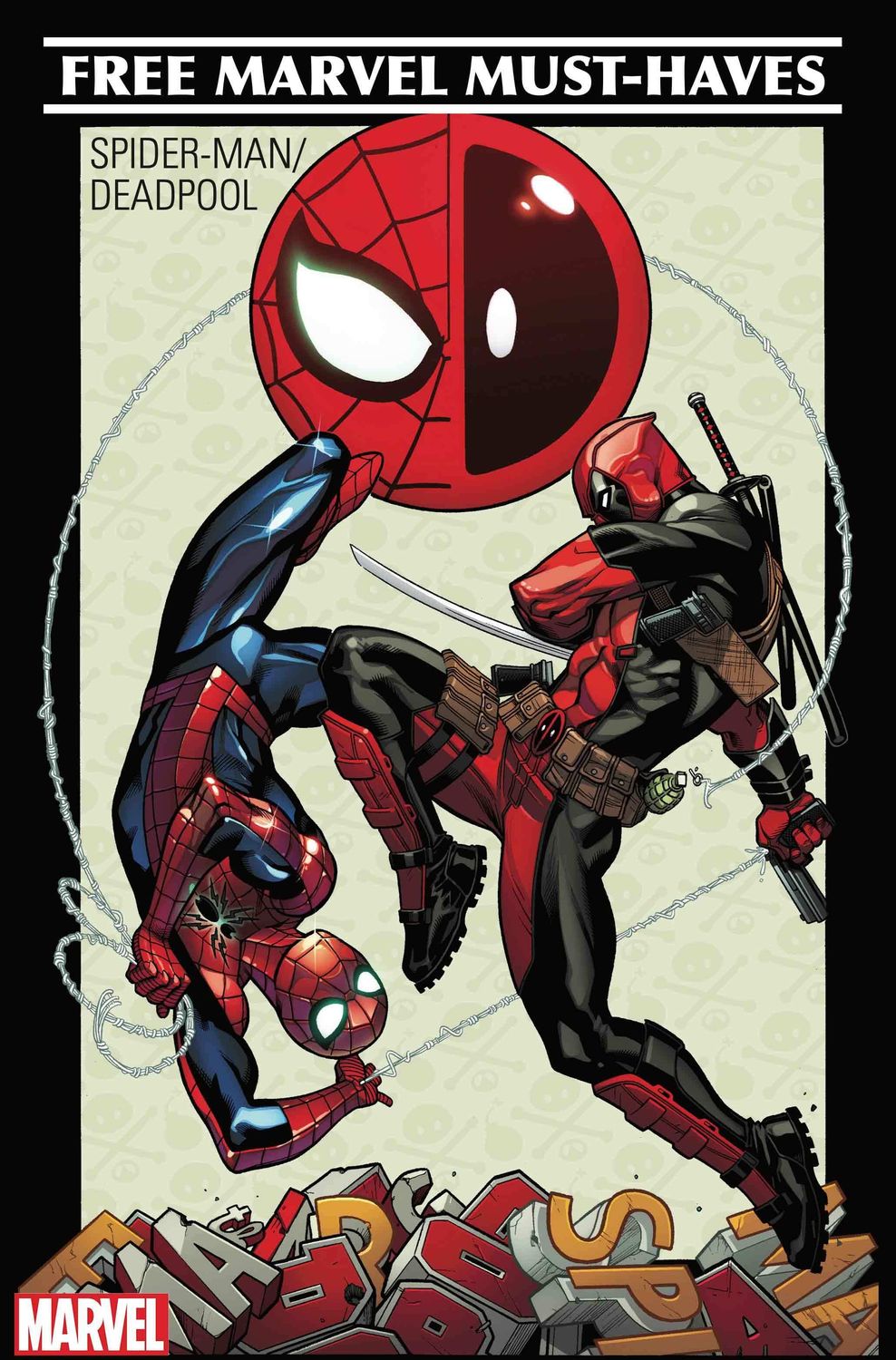 SH1 Spider Man Deadpool Free Marvel Must Haves