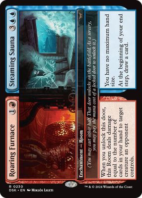 SH2 Roaring Furnace // Steaming Sauna - Duskmourn: House of Horror (DSK) Duskmourn: House of Horror