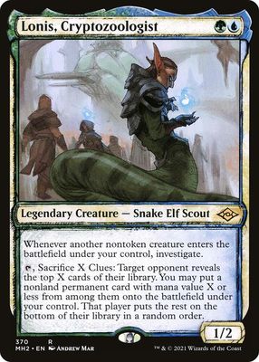 SH2 Lonis, Cryptozoologist (Showcase) - Modern Horizons 2 (MH2)