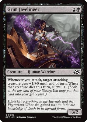 SH2 Grim Javelineer - Aetherdrift (DFT) Foil
