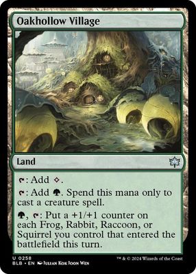 SH2 Oakhollow Village - Bloomburrow (BLB) Foil