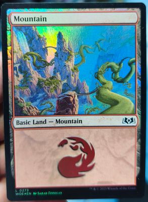 SH2 Basic Land Mountain Foil Magic The Gathering