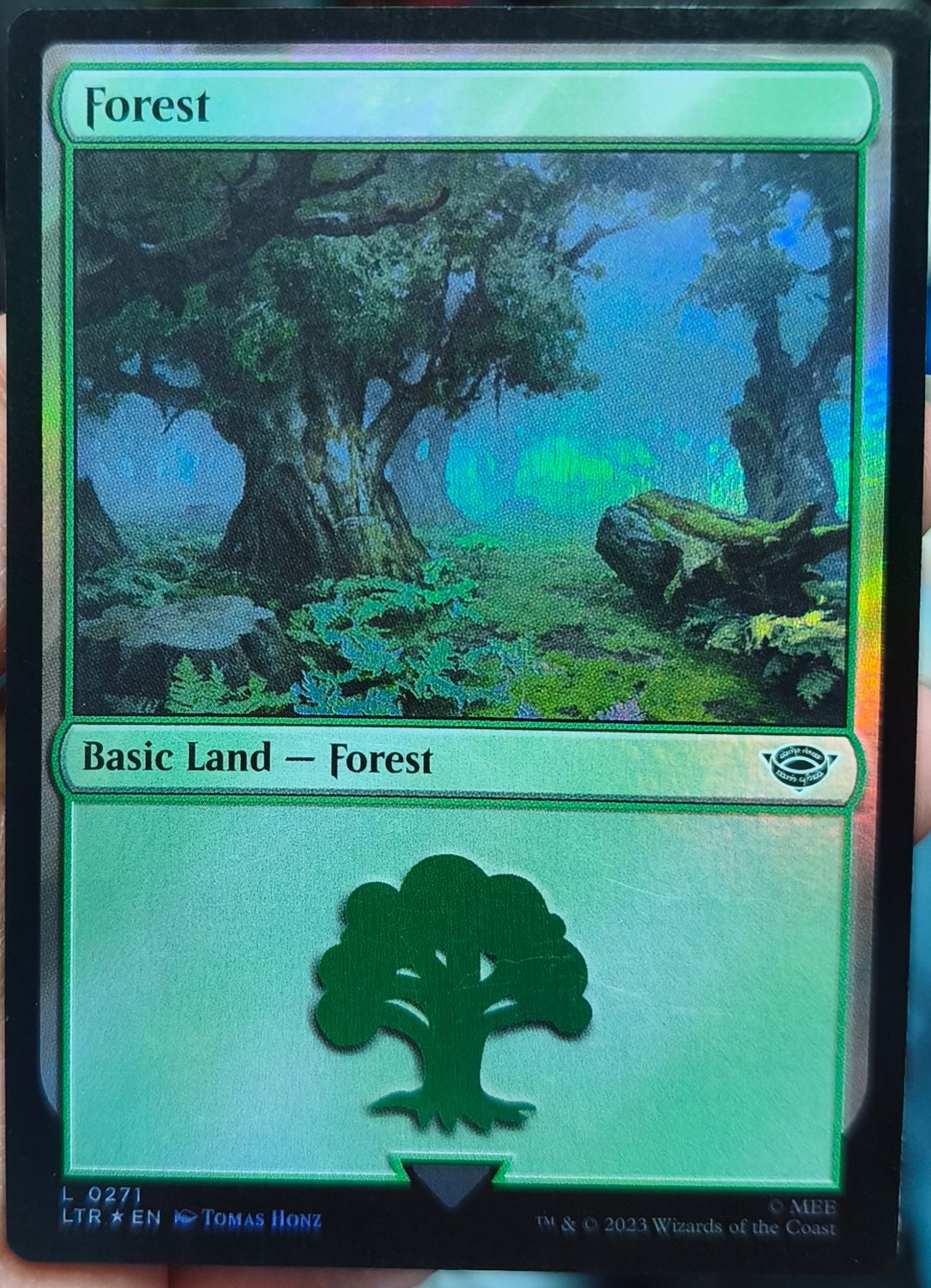 SH2 Basic Land Forest Foil Lord of The Rings