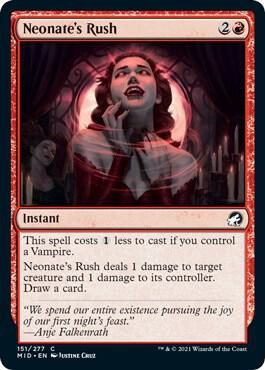 SH2 Neonate's Rush - Innistrad: Midnight Hunt (MID) Foil