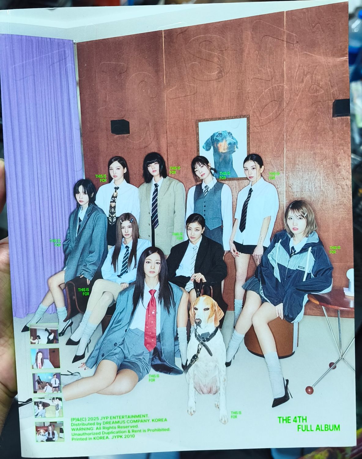 SJ3 Twice The 4th Full Album This is For Contiene Disco Libro y Tarjeta