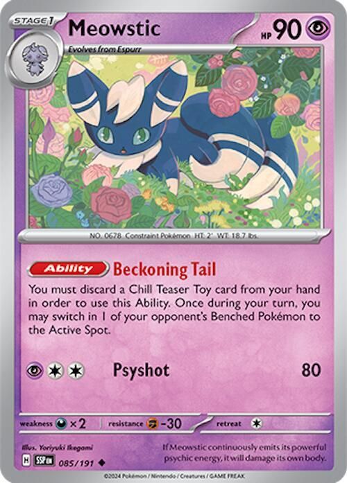 SH2 Meowstic - SV08: Surging Sparks (SSP) Foil