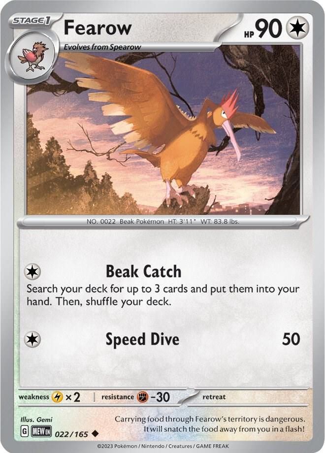 SH2 Fearow - SV: Scarlet &amp; Violet 151
