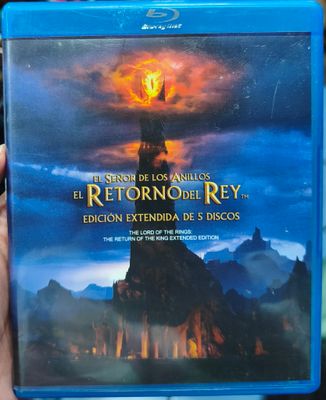 SH1 El Senor de los Anillos El Retorno del Rey Edición Extendida de 5 Discos Blu Ray Original Español Ingles