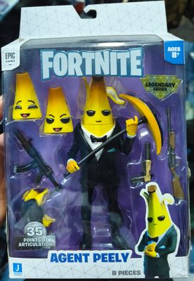SJ2 Agent Peely Figura Jazwares Fortnite Figura 6 Pulgadas