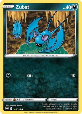 SH2 Zubat - SWSH12: Silver Tempest (SWSH12)