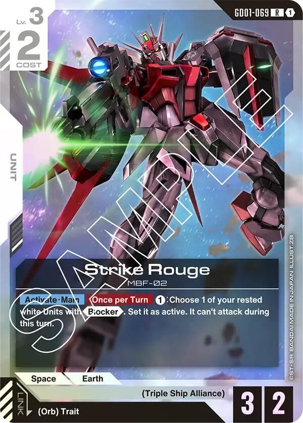 SH2 Strike Rouge - Newtype Rising (GD01) Foil