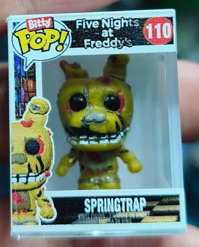 SJ1 Funko Bitty Pop Springtrap Five Nights at Freddys Chase