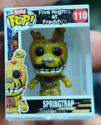 SJ1 Funko Bitty Pop Springtrap Five Nights at Freddys Chase