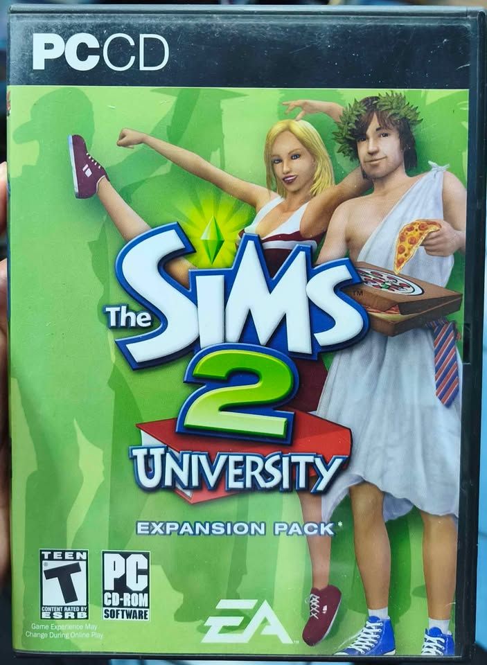 SH1 The Sims 2 University PC Game Usado Completo 2 Discos