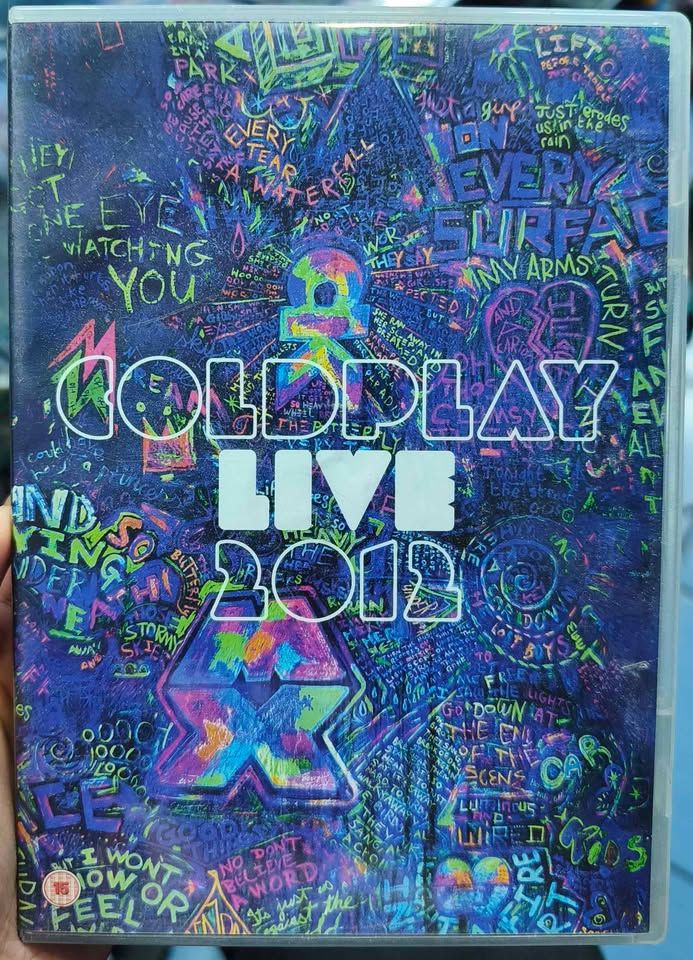 SH1 Coldplay Live 2012 DVD Original Usado Completo