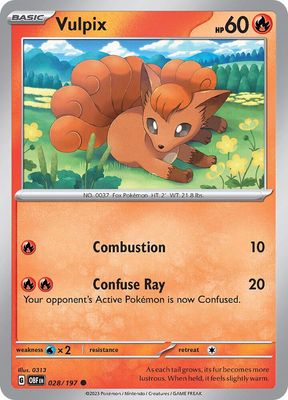 SH2 Vulpix - SV03: Obsidian Flames (OBF)