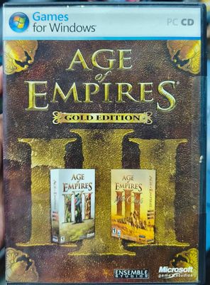 SH1 Age of Empires Gold Edition PC Game Usado Completo 4 Discos