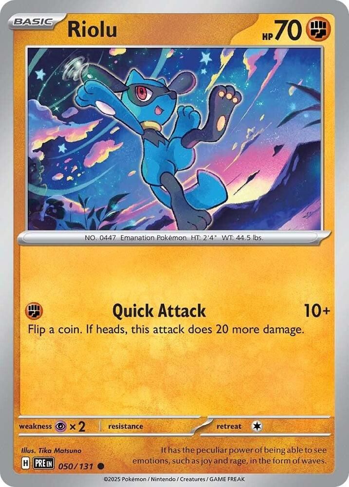 SH2 Riolu - SV: Prismatic Evolutions (PRE)