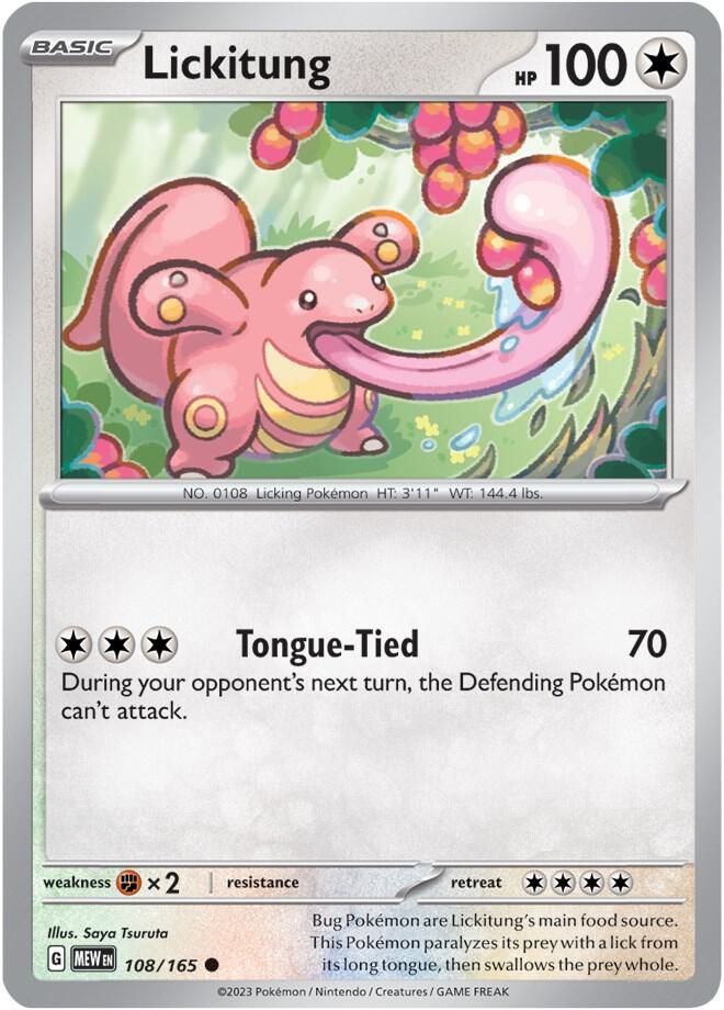 SH2 Lickitung - SV: Scarlet &amp; Violet 151