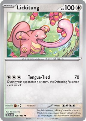 SH2 Lickitung - SV: Scarlet &amp; Violet 151