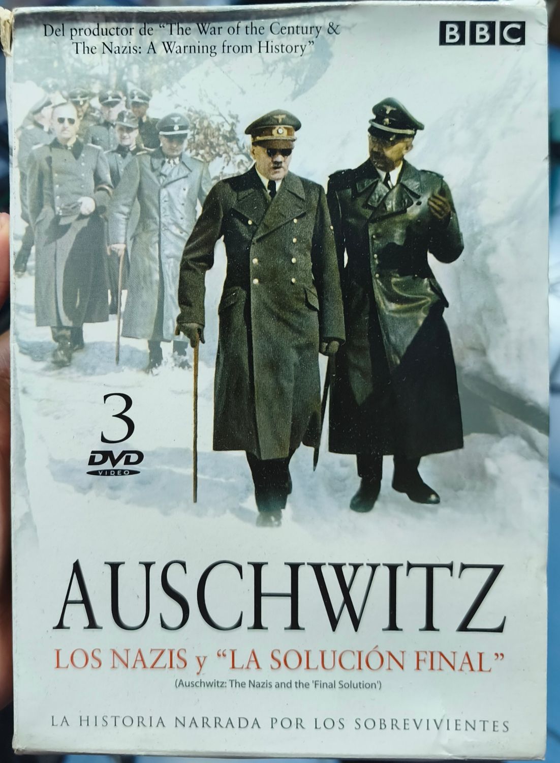 SH1 Auschwitz DVD Original Set de 3 Discos Español Ingles Usado Completo