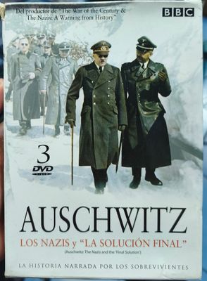 SH1 Auschwitz DVD Original Set de 3 Discos Español Ingles Usado Completo