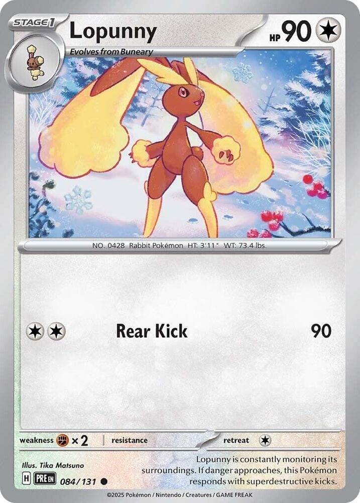 SH3 Lopunny - SV: Prismatic Evolutions (PRE)
