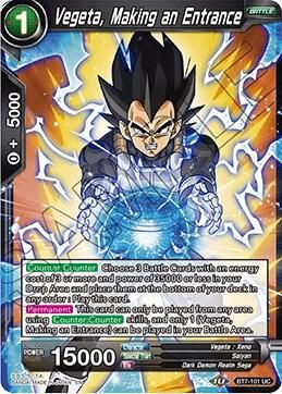 SH3 Vegeta, Making an Entrance - Assault of the Saiyans (DBS-B07)